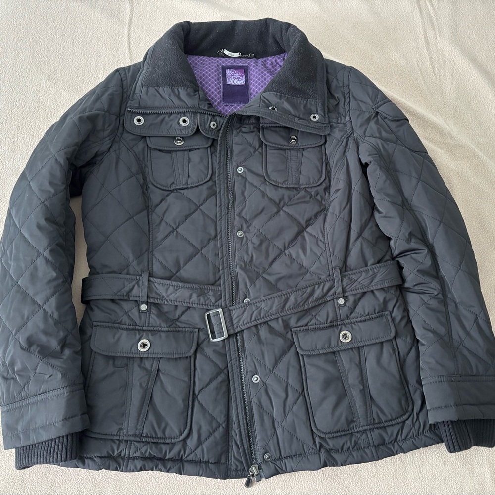 Women's Black Quilted Jacket